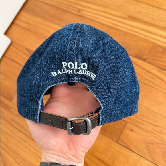 NWOT Polo Ralph Lauren Denim Bear Baseball Cap